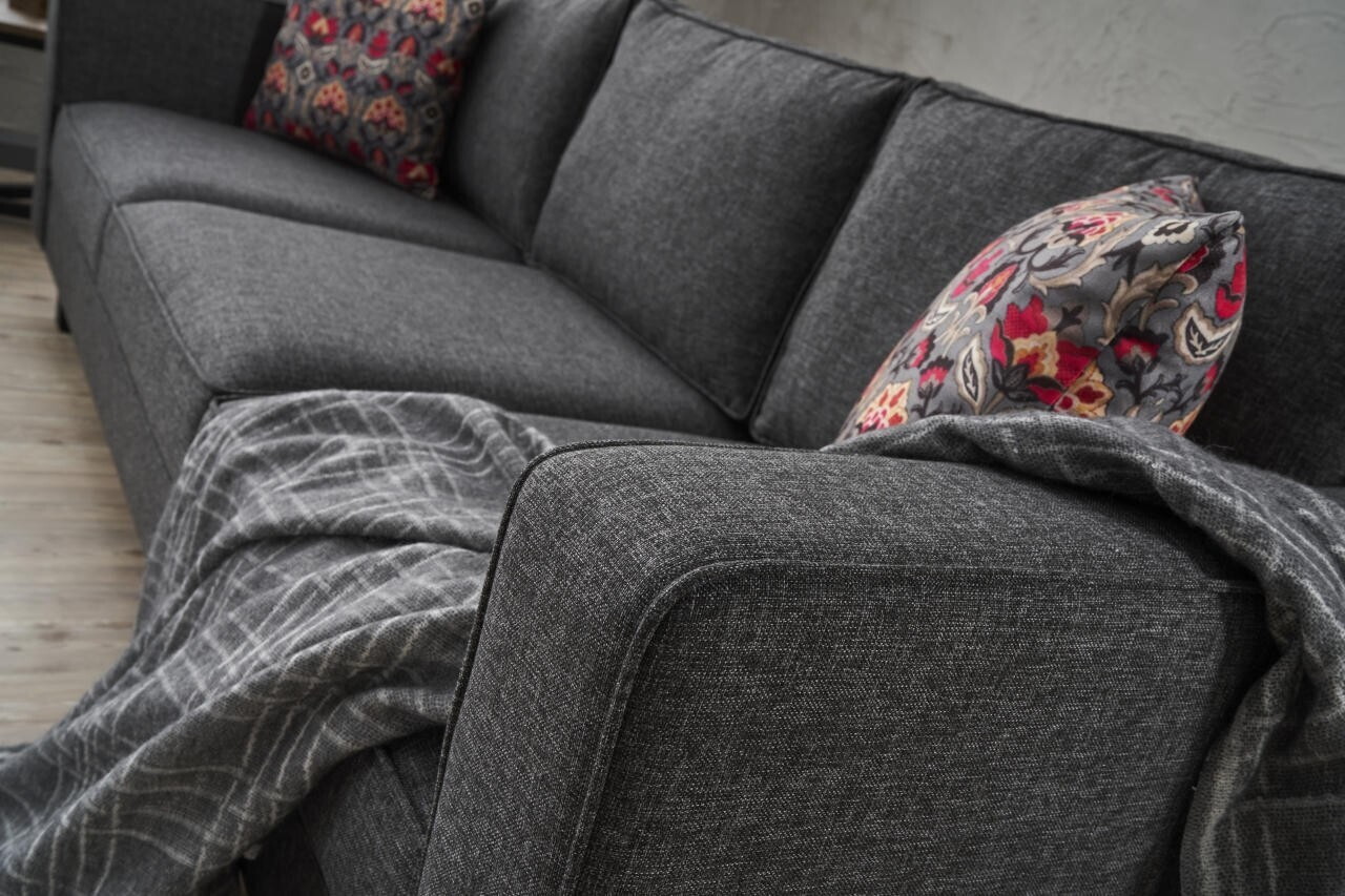 Canapea 3 locuri, Atelier del Sofa, 613LFS1182, Antracit — imaginea 4