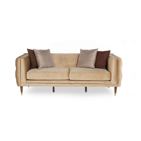Canapea 3 locuri, ndesign, 291nds1330, lemn, crem