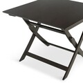 Masa pliabila, Pick-Up, 90 x 90 x 73 cm, lemn/MDF, maro inchis