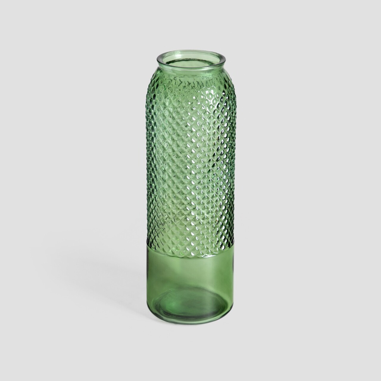 Vaza Mikka, Homla, 45 cm, sticla, verde - 3 | YEO
