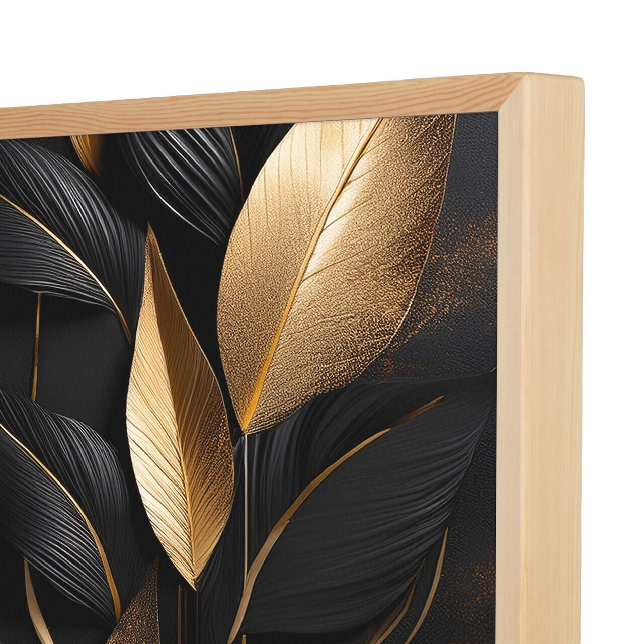 Tablou decorativ, Cc-D-Ah-1013 45 x 60, Canvas, Cadru: 100% LEMN (Grosime: 18 mm), Multicolor - view 3