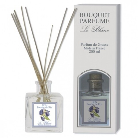 Difuzor cu parfum de camera si betisoare, le blanc, 200 ml, iris