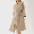 Halat de baie Vaffel, Homla, L/XL, bumbac/vascoza, bej