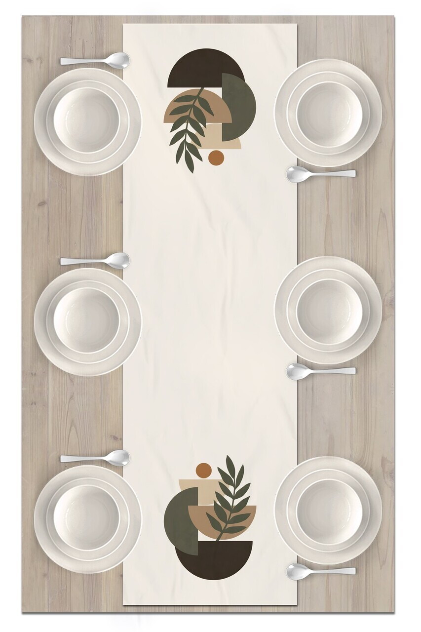 Traversa de masa, Artrunmin-09, 40x135 cm, Poliester, Multicolor — imaginea 2