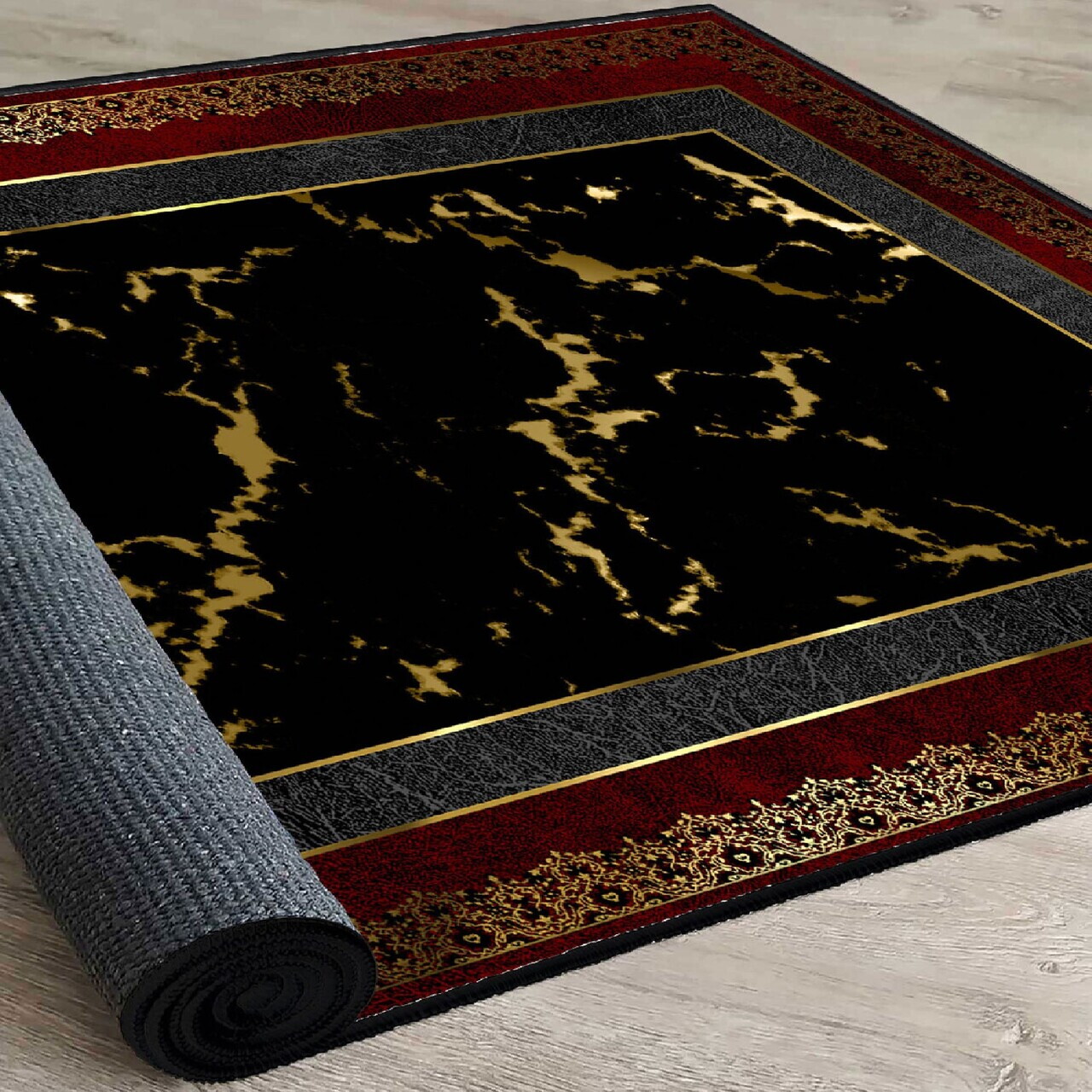 Covor, Els2427, 120x180 cm, Catifea, Multicolor — imaginea 3