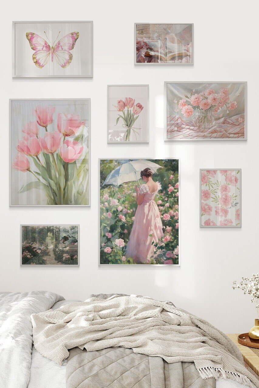 Tablou decorativ, Çgs-072-White-Kck, Lemn masiv, Față: 100% PVC STICLĂ, Multicolor - view 2