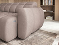 Coltar extensibil stanga 4 locuri ELTAP, LT-20XIL, Falconn, 258x208x107 cm, lemn/poliester, maro deschis