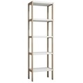 Biblioteca Bosna, Puqa Design, 30x49x170 cm, alb