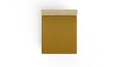 Cearceaf de pat cu elastic, 140x190 cm, 100% bumbac ranforce, Beverly Hills Polo Club, BHPC 041, galben mustar