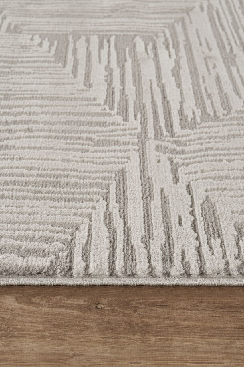 Covor, Marla 2003, 60x100 cm, 60% POLIPROILENĂ/40% POLIESTER, Gri — imaginea 3