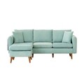 Coltar, Unique Design, 867UNQ1424, Lemn de pin, Verde