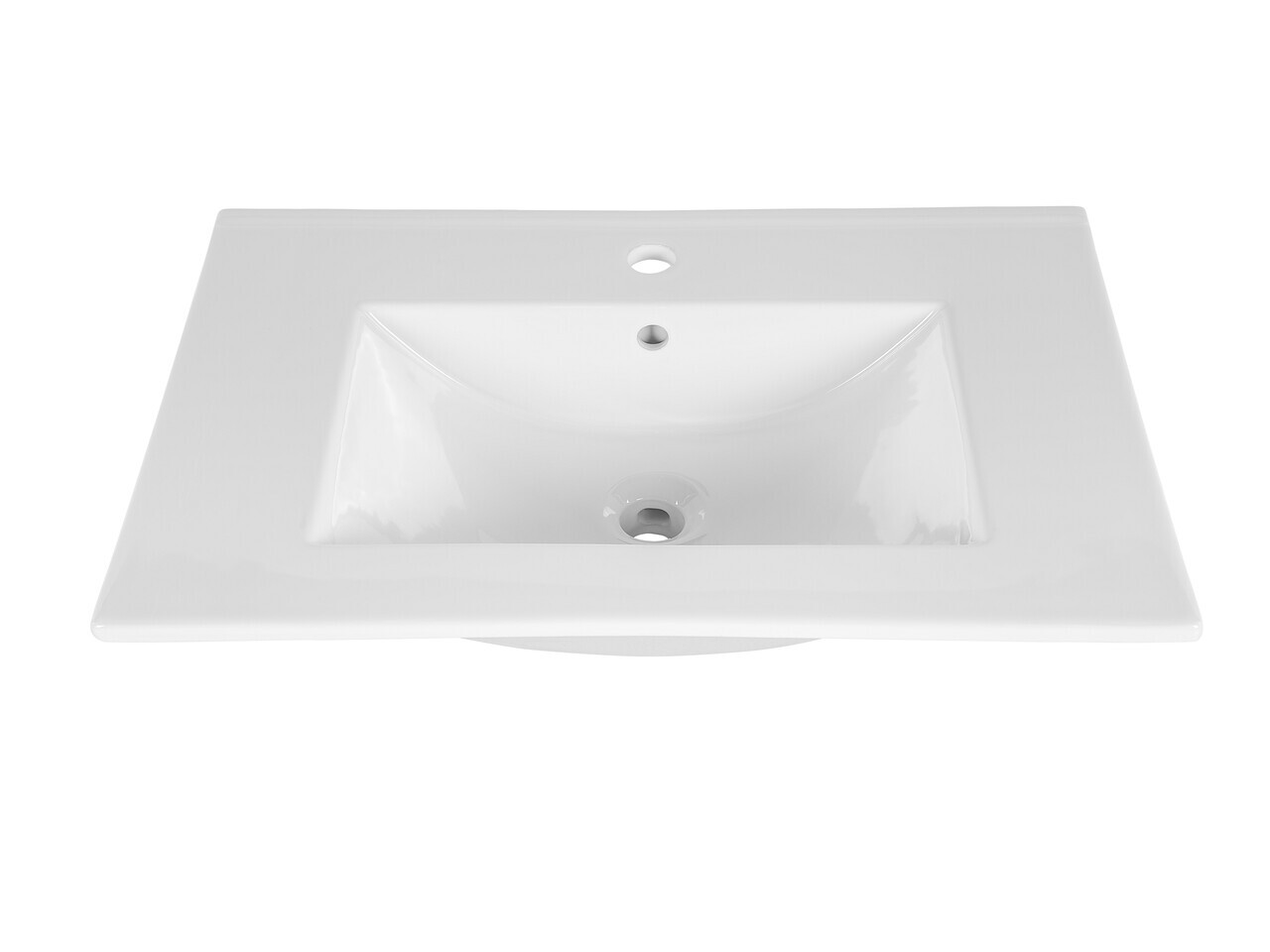 Set mobilier baie Bali White Lava 80 cm 840, dulap inalt si masca cu lavoar, Comad, MDF/PAL, alb - view 17