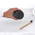 Suport periute si pasta de dinti, Brabantia, MindSet Infinite Grey, 8.1x8.1x9.4 cm, otel, gri