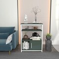 Corp biblioteca, Zena Home, Letos, 60x80x29.6 cm, PAL, Verde/Alb