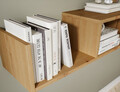 Raft de perete ELTAP, Vellia, 80x25x20 cm, PAL/PVC, stejar