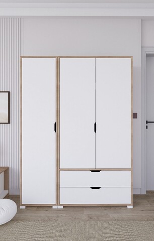 Dulap pentru haine, Miwood, Nisan 1600-019, Nuc deschis