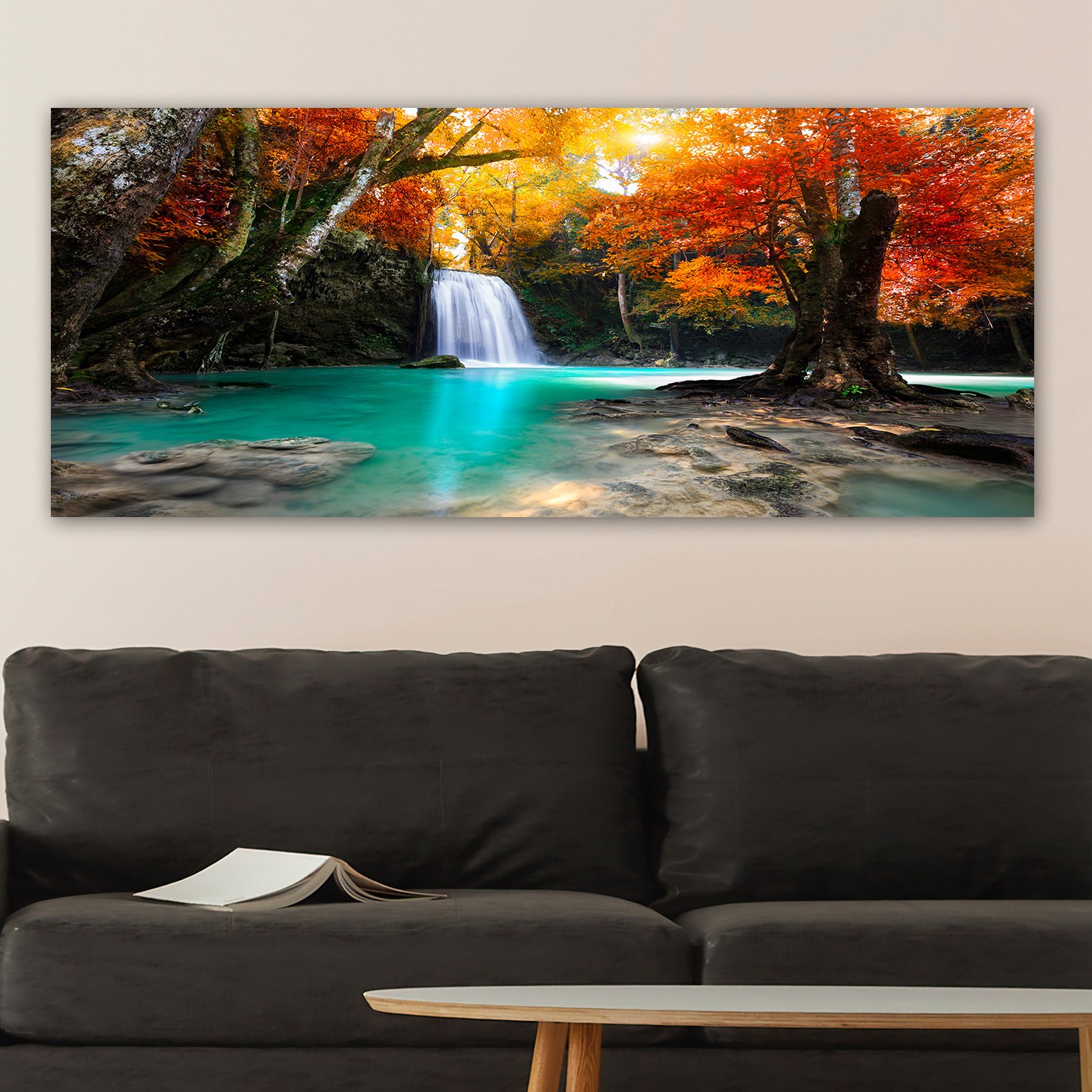 Tablou decorativ, YTY268565777_50120, Canvas, Rama din lemn (grosime 3 cm), Multicolor
