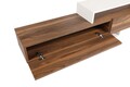 Mobilier pentru living Nirvana, Furny Home, 3 piese, 180x29.5x40.6 cm, alb/natural