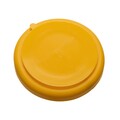 Farfurie cu 3 compartimente si ventuza, U-grow, 9x3 cm, silicon, galben