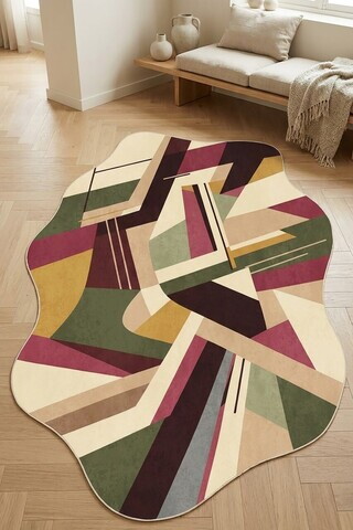 Covor, DC-7531-27, 140x200 cm, Poliester, Multicolor