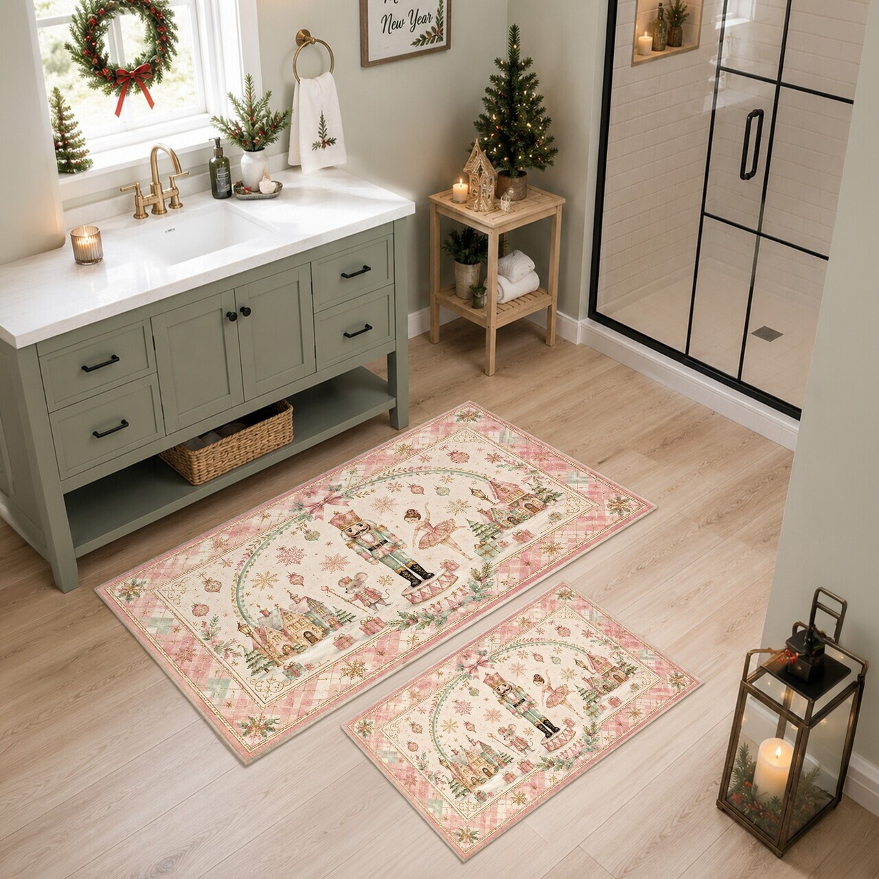 Set covorase de baie, Asr193, Roz