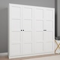 Dulap pentru haine, Miwood, Lucas 1600-90, Alb