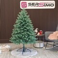 Brad artificial Christmas Deluxe by Sersimo, Kovalivska argintiu, 3D, 150 cm