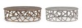 Set 2 masute de cafea Zahid, Bizzotto, 105x67x33 cm, aluminiu