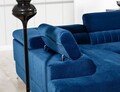 Coltar extensibil stanga 4 locuri, ELTAP, Lau-09, Laurence, 278x205x92 cm, lemn/poliester, bleumarin