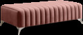 Bancheta, ELTAP, PU-LAU-24NU, Laurence, 132x64x36 cm, poliester, roz