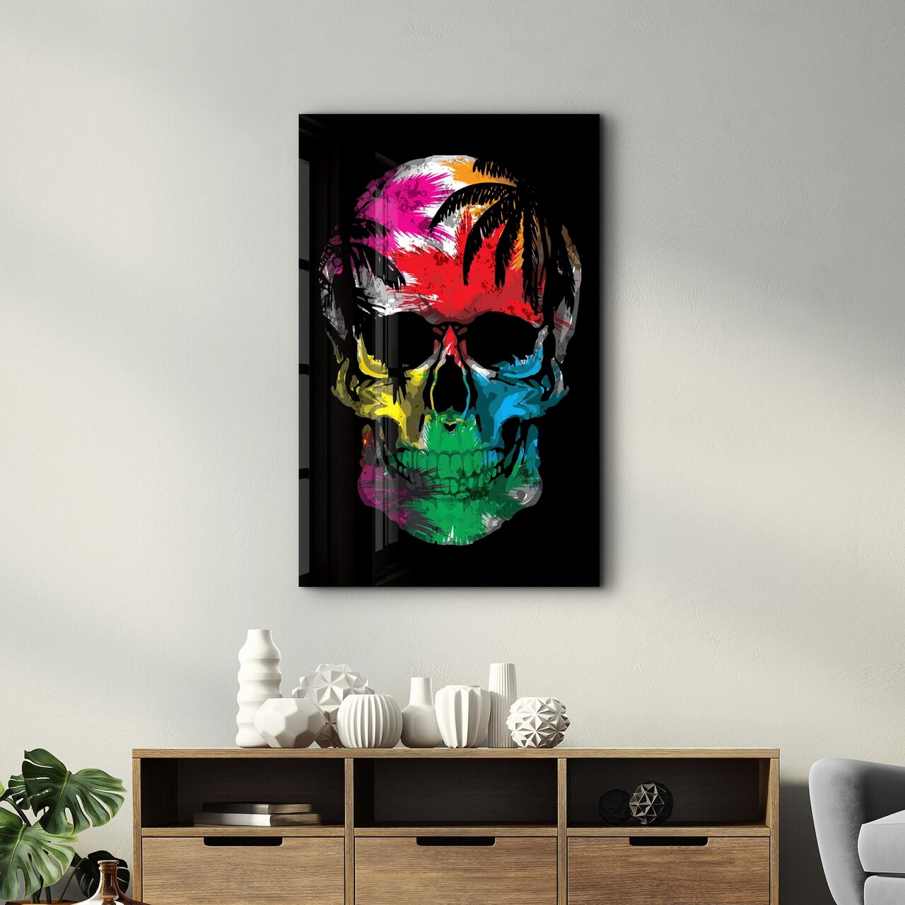 Tablou decorativ, CAM-3073, Dimensiuni: 46 x 72 cm, Multicolor - view 3
