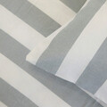 Lenjerie de pat dubla Dayana, Homla, 3 piese, 160x200 cm, bumbac, alb/gri