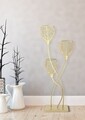 Suport pentru lumanari, Floty Golden, Mauro Ferretti, 3 lumanari, 35x88 cm, fier