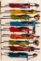 Covor, HMNT47, 100x200 cm, Poliester, Multicolor