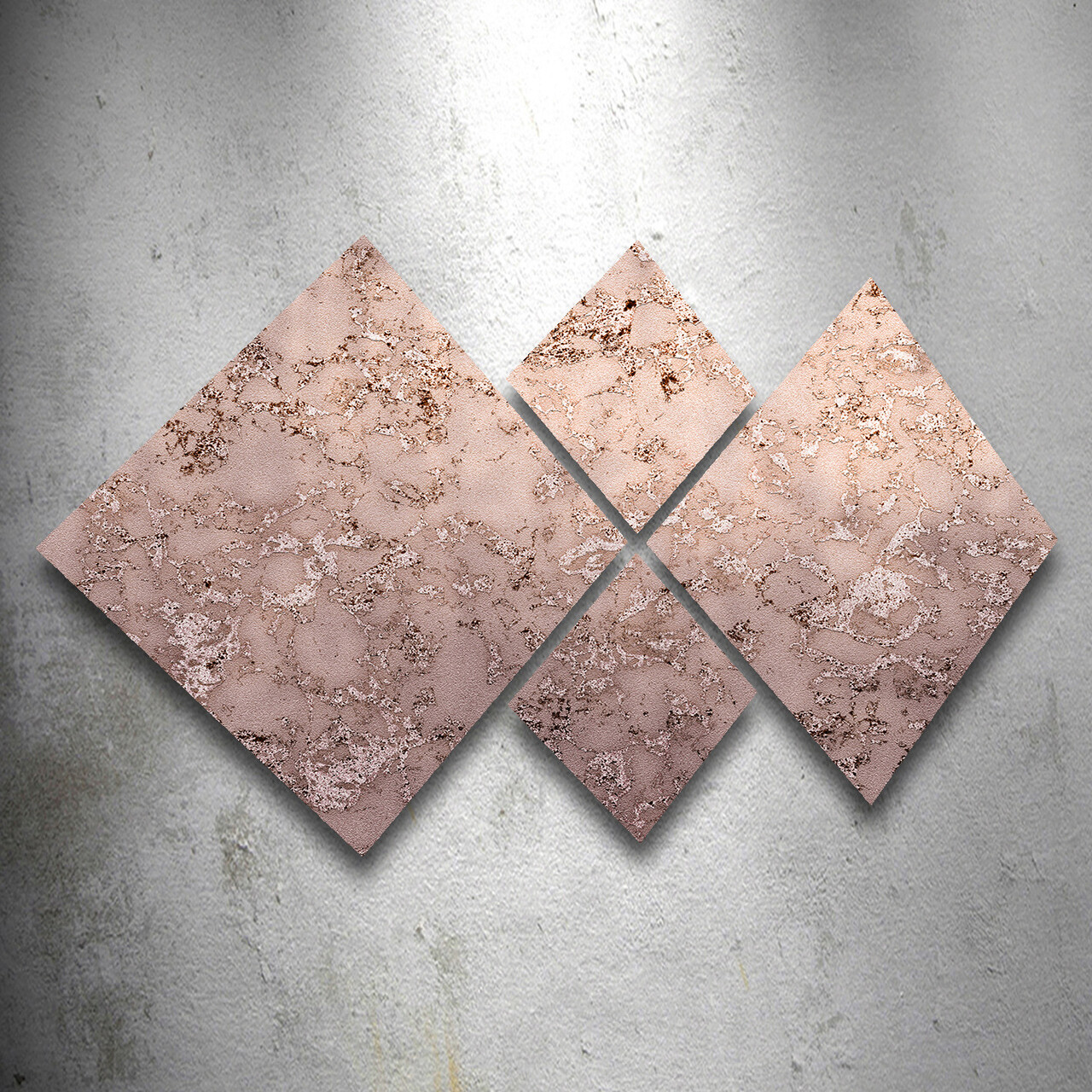 Set 4 tablouri decorative, 4MDF3080596497, MDF, Imprimat UV, Multicolor - 1 | YEO