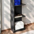 Corp biblioteca, Hanah Home, Aura, 37.8x150x23.8 cm, Antracit