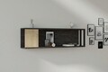 Raft de perete, Asse Home, Meedo , 100x29x20 cm, Pin Atlantic / Antracit