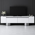 Comoda TV, Bexley, Bohem, Alb / Argintiu