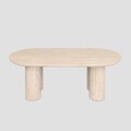 Masuta de cafea Belleza, Homla, 120x60x46 cm, lemn, natur
