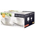 Set de cafea 12 piese Monaco, Ambition, 220 ml, alb