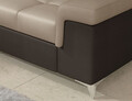 Coltar extensibil dreapta 4 locuri ELTAP, ERI-21, Eridano, 275x202x88 cm, lemn/poliester, maro deschis/maro inchis