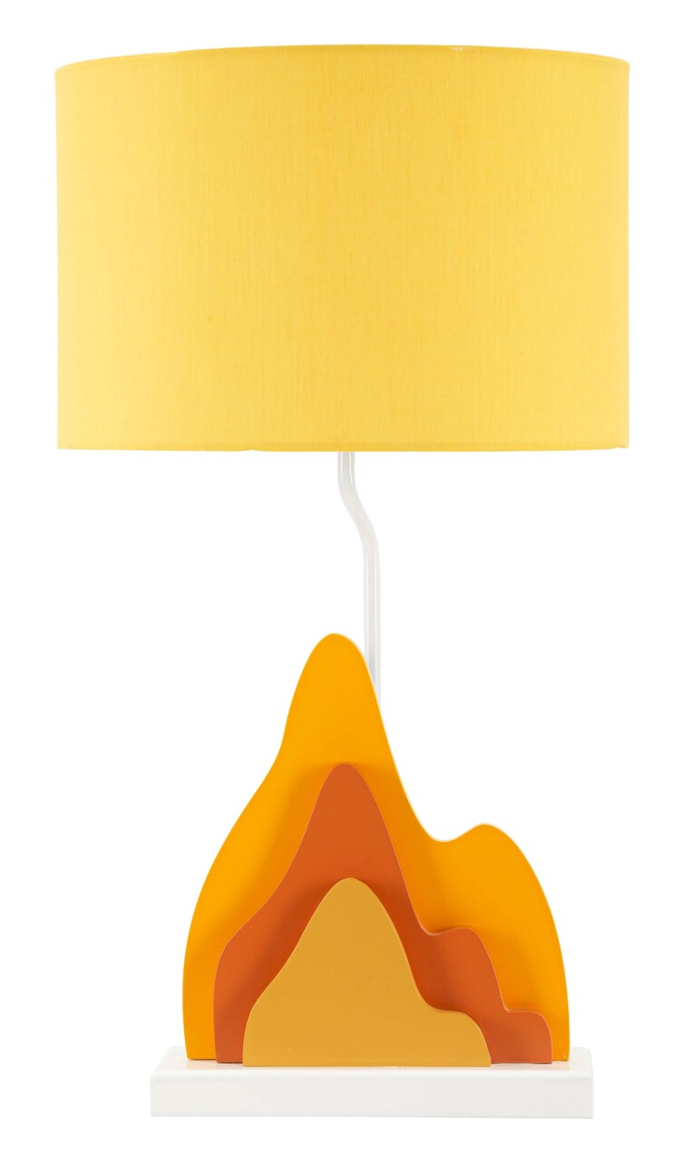 Lampa de masa Color -A, Mauro Ferretti, 1 x E27, 40W, 30x30x57 cm, MDF/fier, multicolor