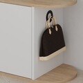 Pantofar, Decortie, Nova Shoe Bench, 104x50x37 cm, PAL, Stejar / Alb