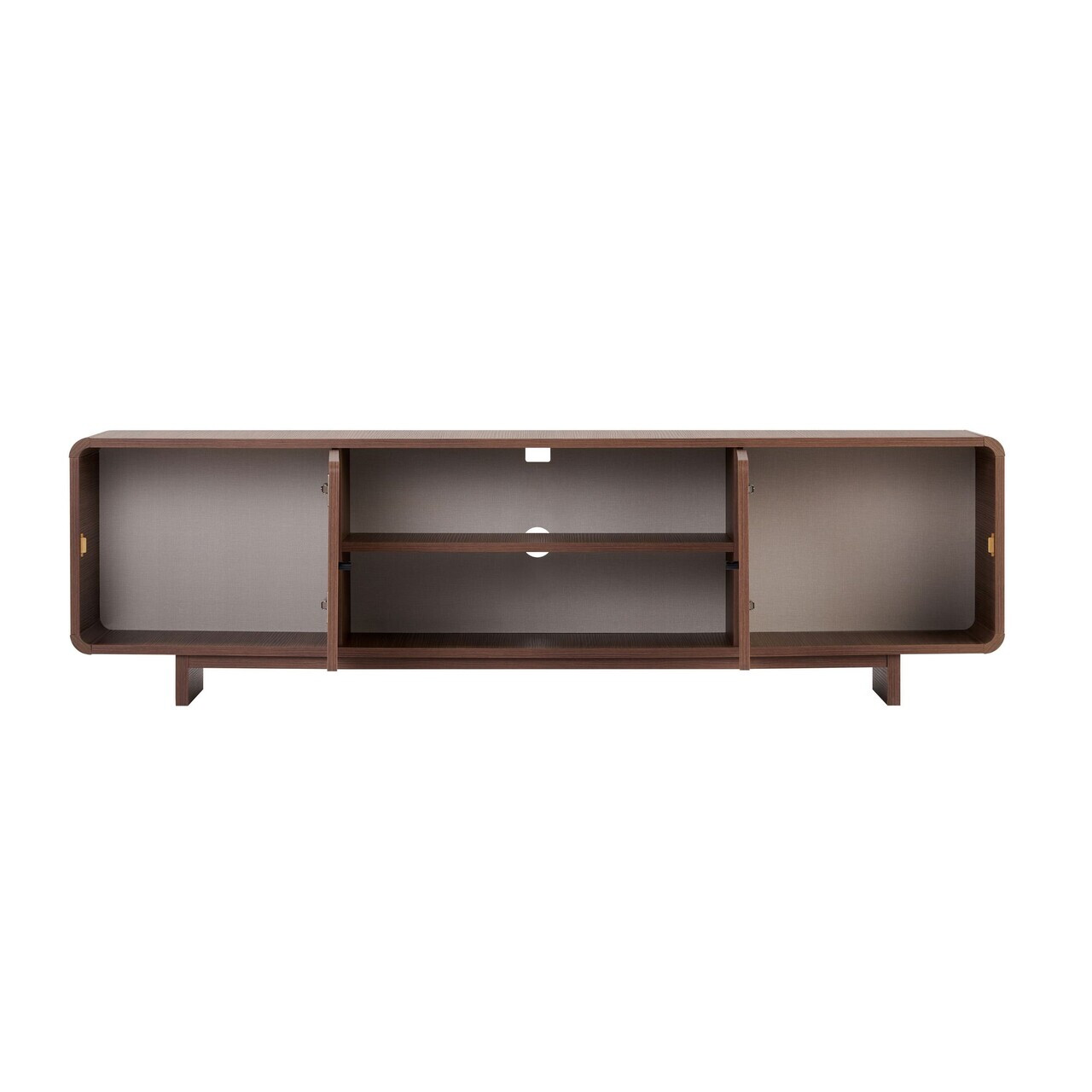 Comoda TV, Hanah Home, Mirel, 180x52x34 cm, PAL, Maro — imaginea 7