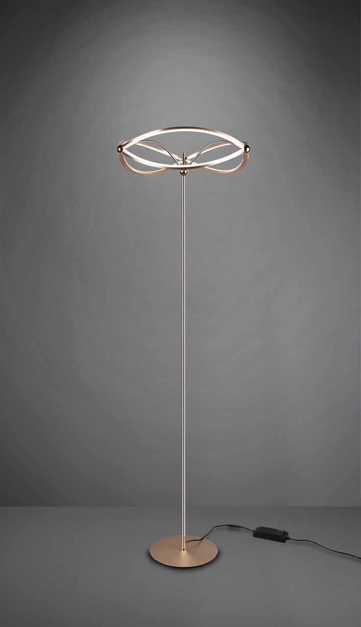 Lampadar Charivari, TRIO, 52x175 cm, 31W, 1x SMD LED, metal, bronz mat - 1 | YEO