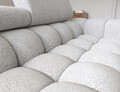 Coltar extensibil dreapta 3 locuri ELTAP, LT-03PEL, Felro, 285x181x93 cm, lemn/poliester, gri deschis