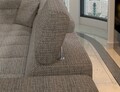 Coltar extensibil dreapta 4 locuri ELTAP, ERI-15, Eridano, 275x202x88 cm, lemn/poliester, gri/negru