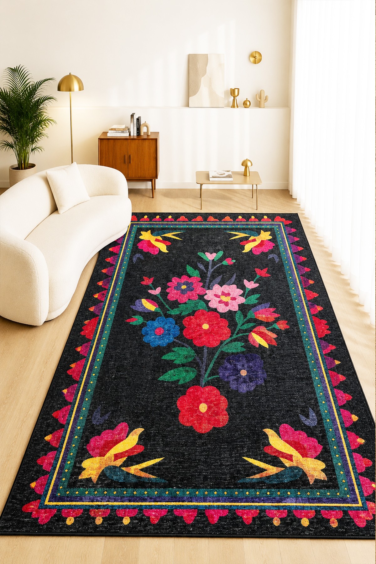 Covor, Lonye, 140x190 cm, Multicolor