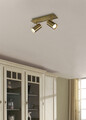 Plafoniera Marley, TRIO, 30x9x15 cm, 35W, 2x GU10, metal, bronz antic