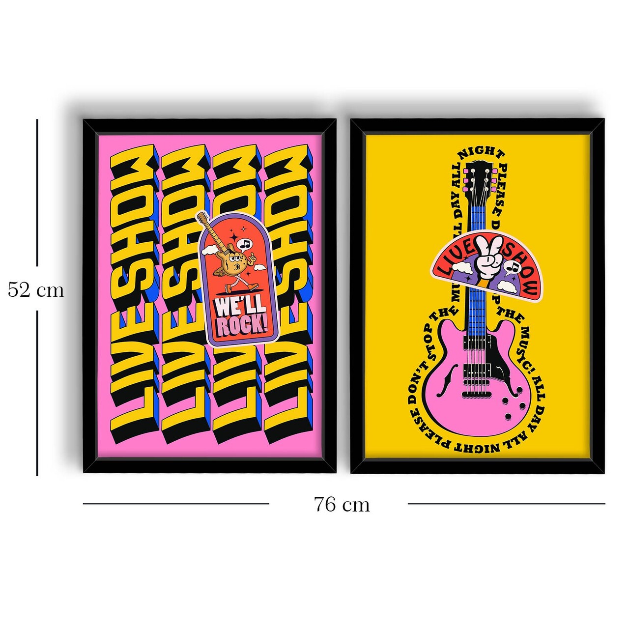 Set 2 tablouri decorative, 2p3752softct-003, Lemn, Multicolor - view 4